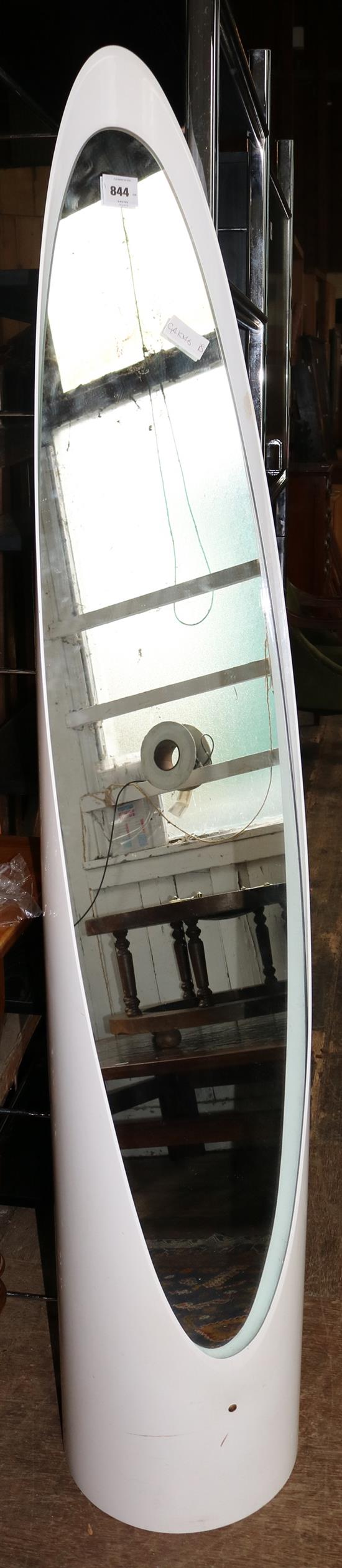 Modernist floor mirror
